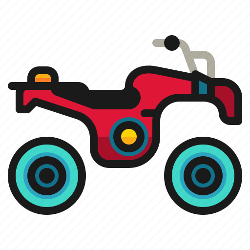 Automobile, bike, motorcycle, quad, transportation, vehicle icon - Download on Iconfinder