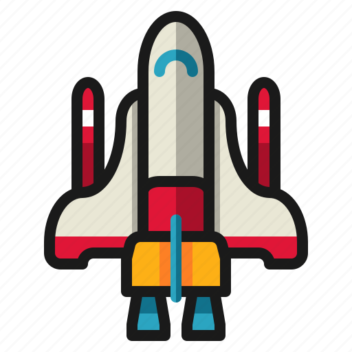 Flight, rocket, shuttle, space, spacecraft, spaceship icon - Download on Iconfinder