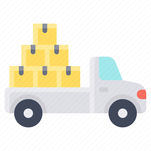 Transport, vehicle, pick up, delivery, parcel, shipping icon - Download on Iconfinder