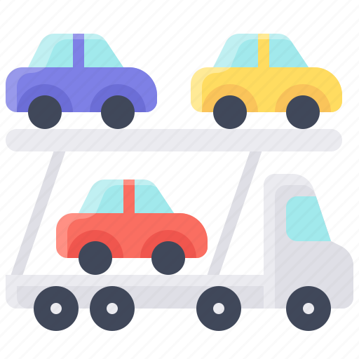 Transport, vehicle, haulage, delivery trucks, lorry, truck, cargo carrier icon - Download on Iconfinder
