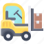 transport, vehicle, forklift, industry, automobile, factory 