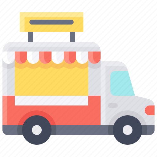 Transport, vehicle, food truck, restaurant icon - Download on Iconfinder
