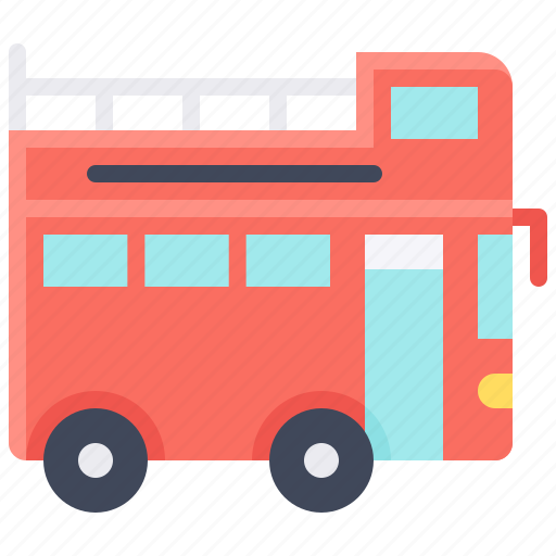 Transport, vehicle, double deck, hop on, hop off, bus icon - Download on Iconfinder