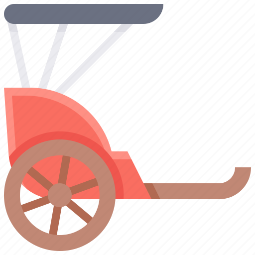 Transport, vehicle, rickshaw, vintage, traditional icon - Download on Iconfinder