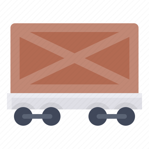 Transport, vehicle, bogie, train, container icon - Download on Iconfinder