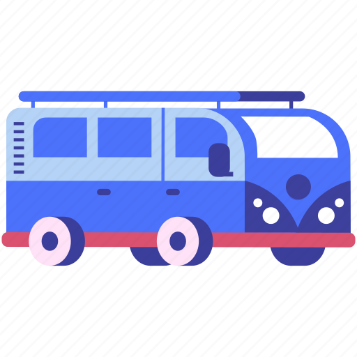 Car, minivan, transportation, van, vehicle, hipster, travel icon - Download on Iconfinder
