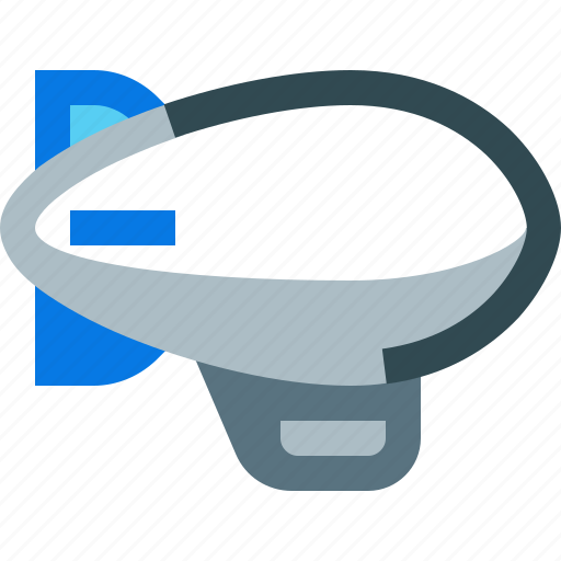 Blimp, zeppelin, airship, dirigible icon - Download on Iconfinder