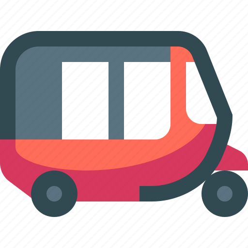 Rickshaw, auto, tuk tuk, bajaj icon - Download on Iconfinder
