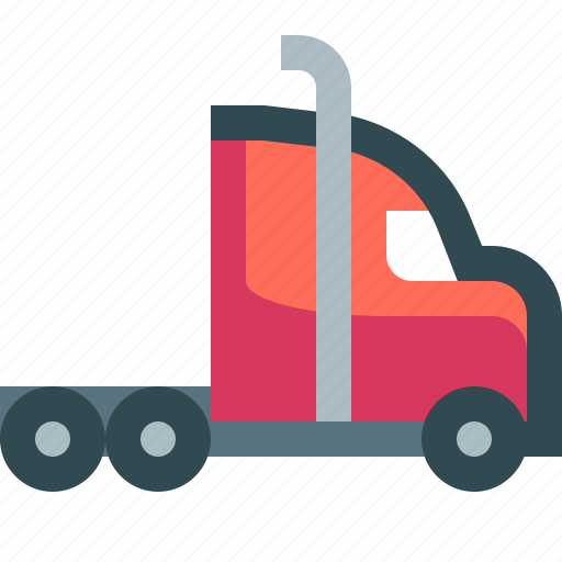 Semi, truck, delivery, transportation icon - Download on Iconfinder
