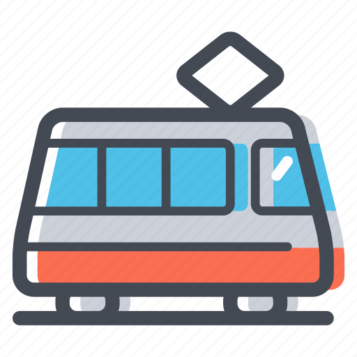 City transport, public transport, tram, tramway, transportation icon - Download on Iconfinder
