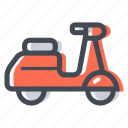 city transport, motorcycle, scooter, transportation, vespa