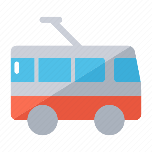 Buses city, city transport, public transport, transportation, trolleybus, vehicle icon - Download on Iconfinder