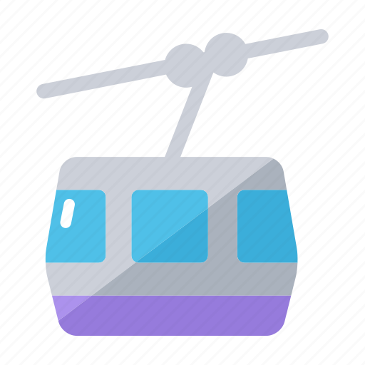 Cable car, cableway, mountain, public transport, ropeway, transportation icon - Download on Iconfinder