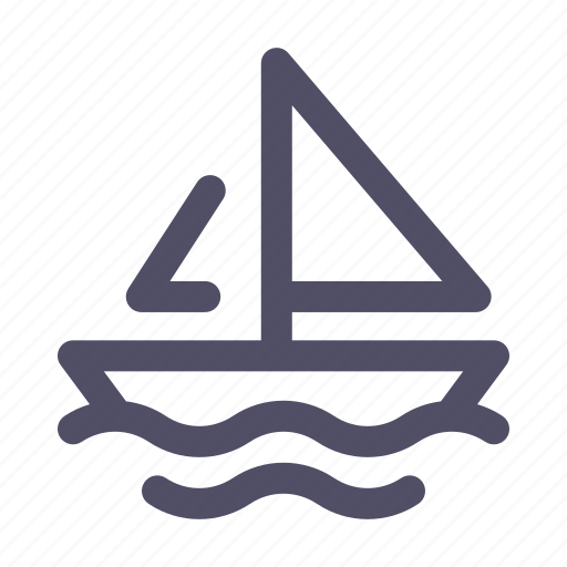 Sail, transportation, travel, vehicle, transport, ship, vacation icon - Download on Iconfinder