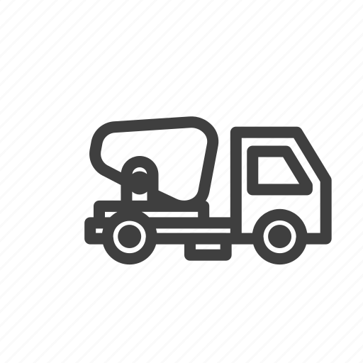 Car, mixer truck, transport, transportation, truck icon - Download on Iconfinder