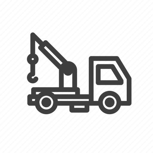 Car, crane truck, tractor, transport, transportation, truck icon - Download on Iconfinder