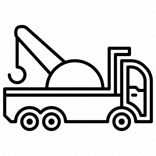 Tow, tow truck, transport, transportation, truck icon - Download on Iconfinder