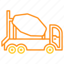 cement truck, construction, transport, transportation, truck