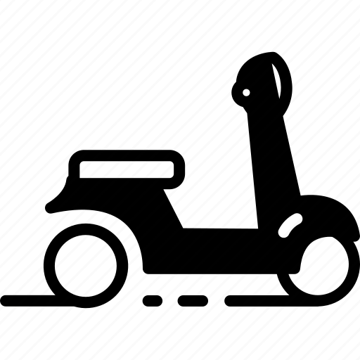 Motorbike, motorcycle, ride, scooter, transport, vehicle, vespa icon - Download on Iconfinder