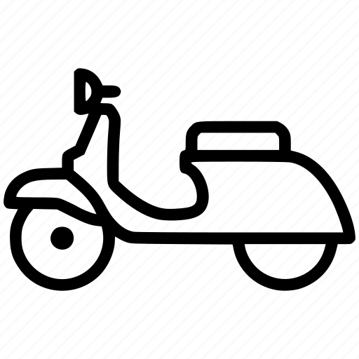 Vespa, transport, motorcycle, vehicle, car, transportation, travel icon - Download on Iconfinder