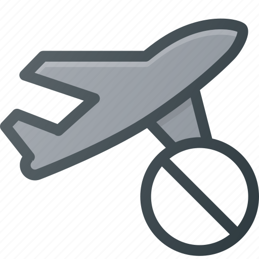 Cancel, flight, plane, transport, transportation, vehicles icon - Download on Iconfinder
