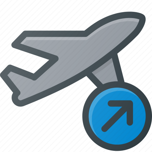 Flight, off, plane, take, transport, transportation, vehicles icon - Download on Iconfinder