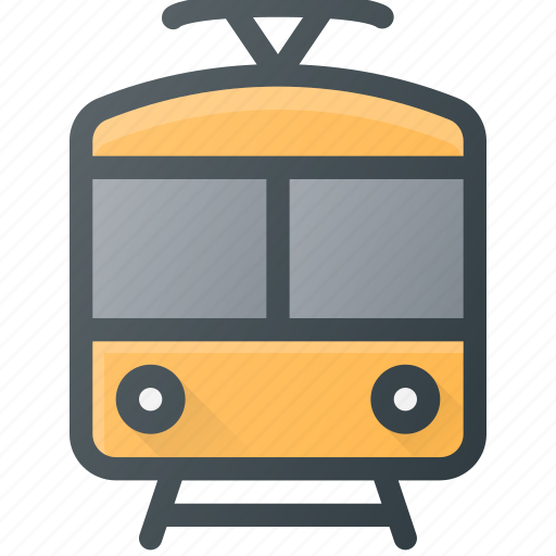 Railroad, railway, train, tram, transport, transportation, vehicles icon - Download on Iconfinder