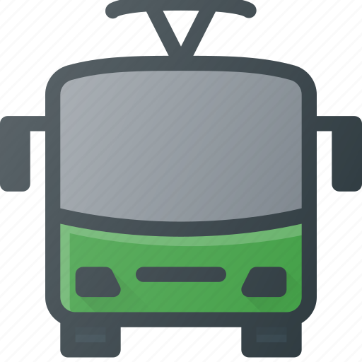 Bus, transport, transportation, trolley, trolleybus, vehicles icon - Download on Iconfinder