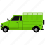 delivery, transport, transportation, van 