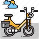 bicycle, bike, moped, motorbike, motorcycle