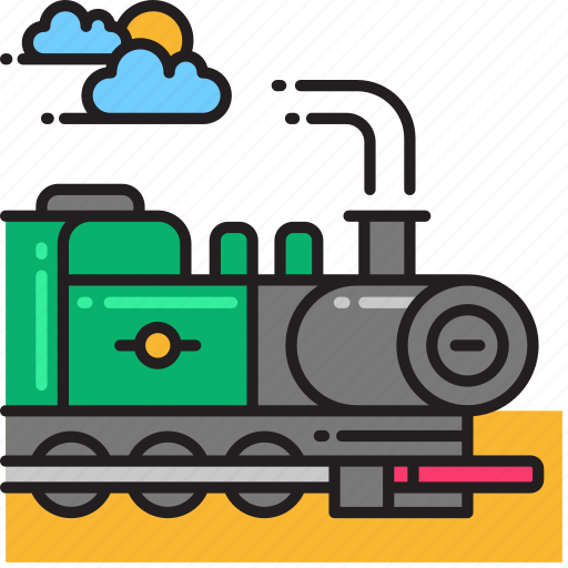 Locomotive, steam, train icon - Download on Iconfinder