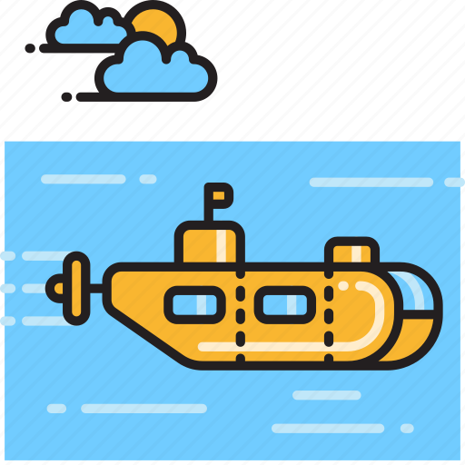 Marine, sub, submarine, vessel icon - Download on Iconfinder