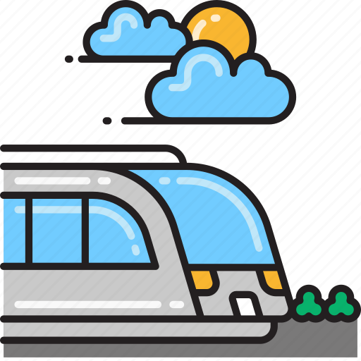 Monorail, rail, subway, train icon - Download on Iconfinder