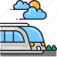 monorail, rail, subway, train 