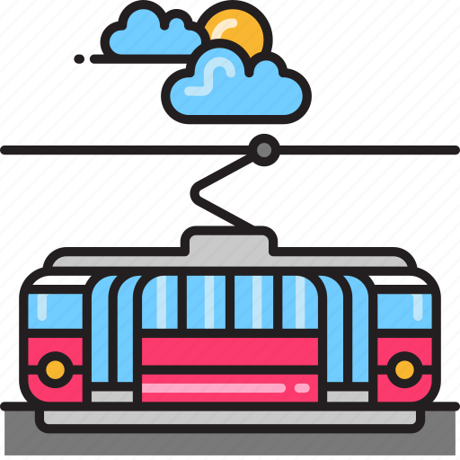 Rail, railway, subway, train, tram icon - Download on Iconfinder
