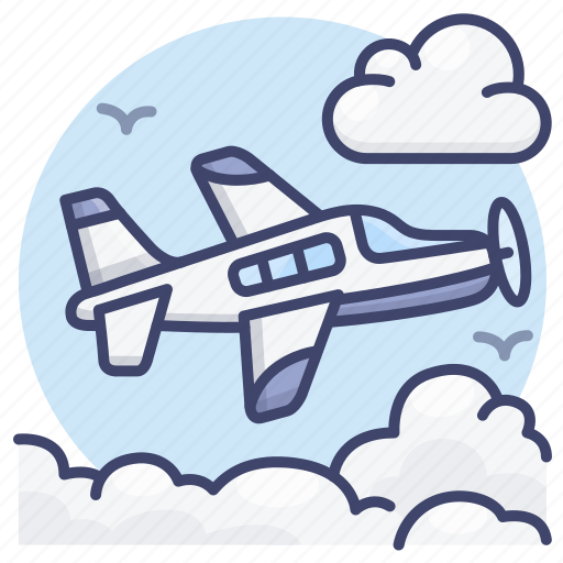 Airplane, flying, aircraft, transportation icon - Download on Iconfinder
