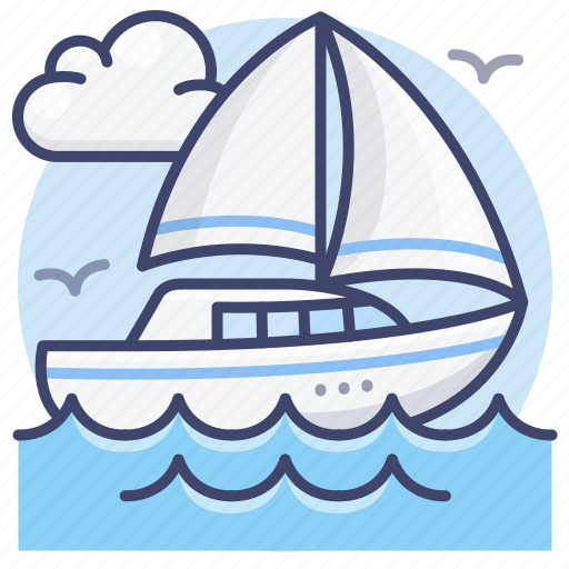 Boat, ship, sail, sailboat icon - Download on Iconfinder