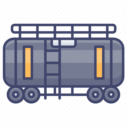 Oil, tank, train, railroad icon - Download on Iconfinder
