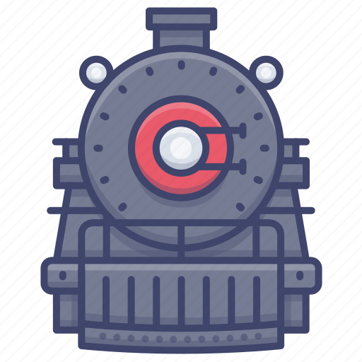 Retro, train, transport, transportation icon - Download on Iconfinder