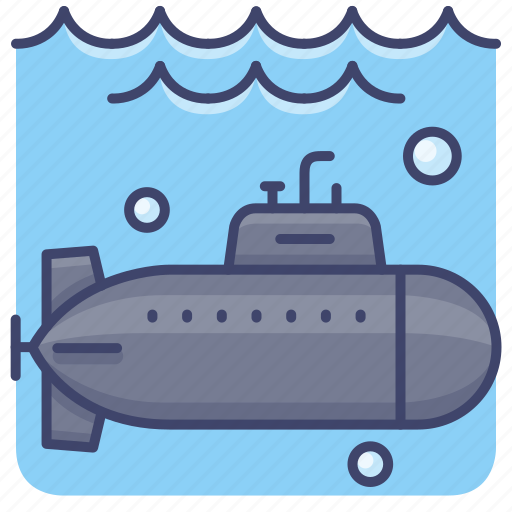 Submarine, dive, navy, warfare icon - Download on Iconfinder