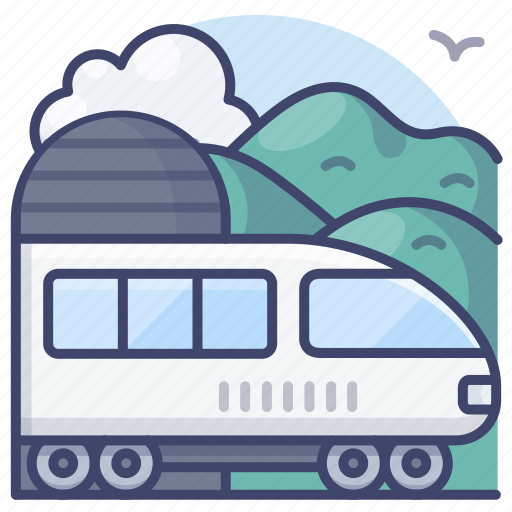 Train, transport, tunnel, travel, transportation icon - Download on Iconfinder
