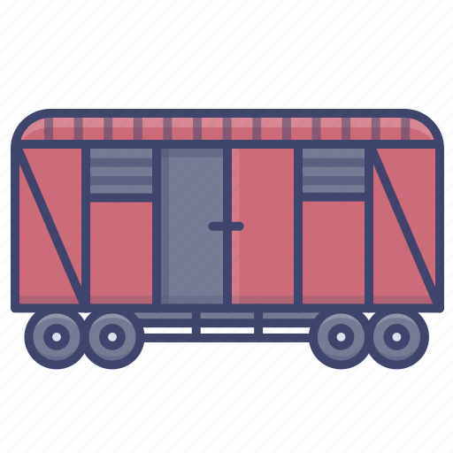 Wagon, truck, railway, transportation icon - Download on Iconfinder