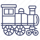 steam, train, railway, locomotive