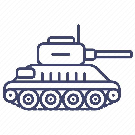 Tank, military, army, cannon icon - Download on Iconfinder