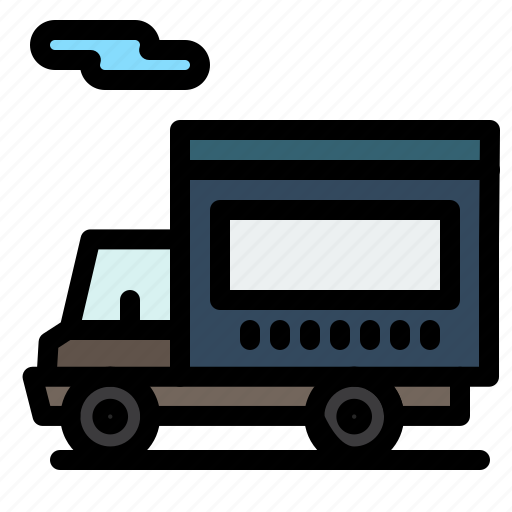 Transport, truck, van, vehicle icon - Download on Iconfinder