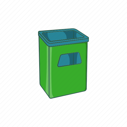 Cartoon, dustbin, garbage, recycle, rubbish, sign, street icon - Download on Iconfinder