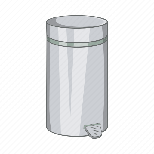 Cartoon, container, garbage, home, sign, trash, waste icon - Download on Iconfinder