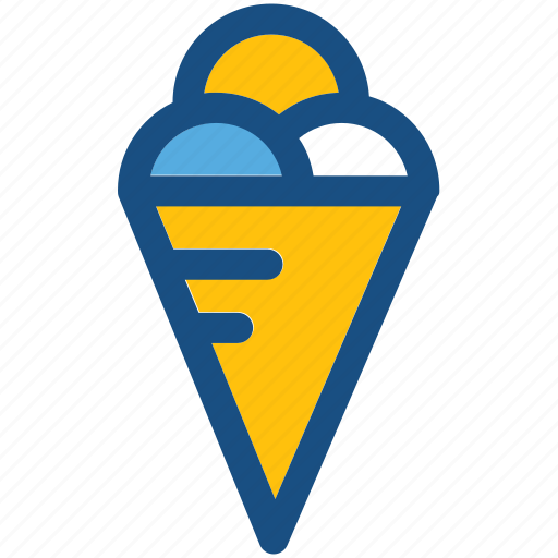 Dessert, ice cone, ice cream, snow cone, sweet food icon - Download on Iconfinder