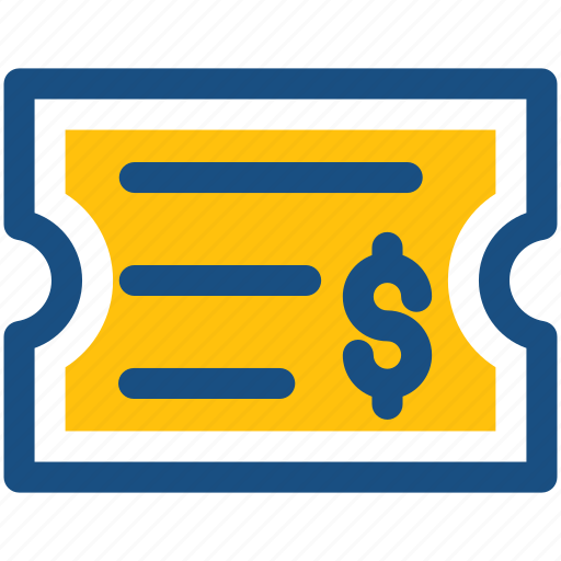 Bill, cheque, payment, receipt, voucher icon - Download on Iconfinder
