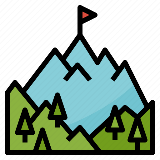 Destinations, goal, landscape, mountain, nature icon - Download on Iconfinder